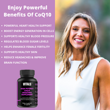 Load image into Gallery viewer, High Potency Coenzyme Q10 (CoQ10) Ubiquinol Supplement