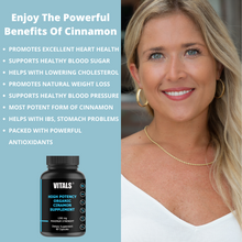 Load image into Gallery viewer, High Potency Organic Cinnamon Supplement