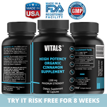 Load image into Gallery viewer, High Potency Organic Cinnamon Supplement