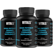 Load image into Gallery viewer, Cinnamon Supplement Pills, #1 Formula For Healthy Cholesterol, Blood Pressure & Cardiovascular Health Support