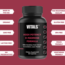 Load image into Gallery viewer, d mannose supplement capsules