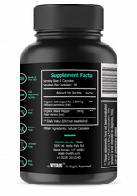 Load image into Gallery viewer, Organic Ashwagandha Capsules 1300 mg - Best Anti-Anxiety & Stress Relief Formula