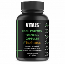 Load image into Gallery viewer, High Potency Turmeric Supplement Capsules