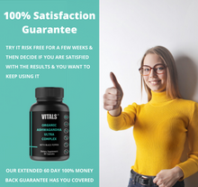 Load image into Gallery viewer, Ashwagandha Root Extract, Organic Anti-Stress, Mood & Deep Sleep Supplement
