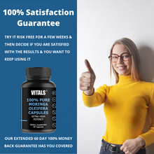 Load image into Gallery viewer, 100% Pure Moringa Oleifera Capsules