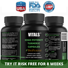 Load image into Gallery viewer, High Potency Turmeric Capsules
