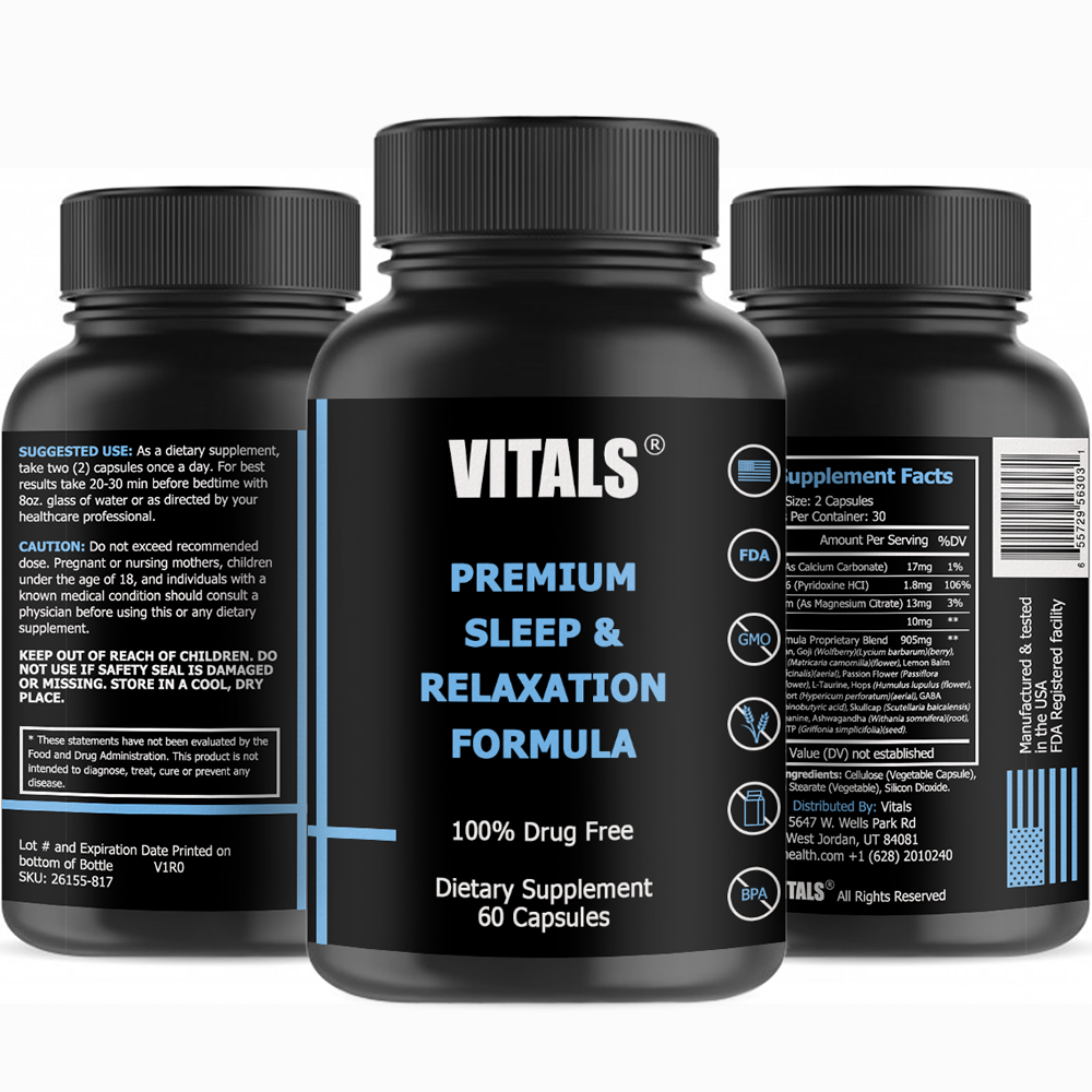 Premium Sleep & Relaxation Supplement