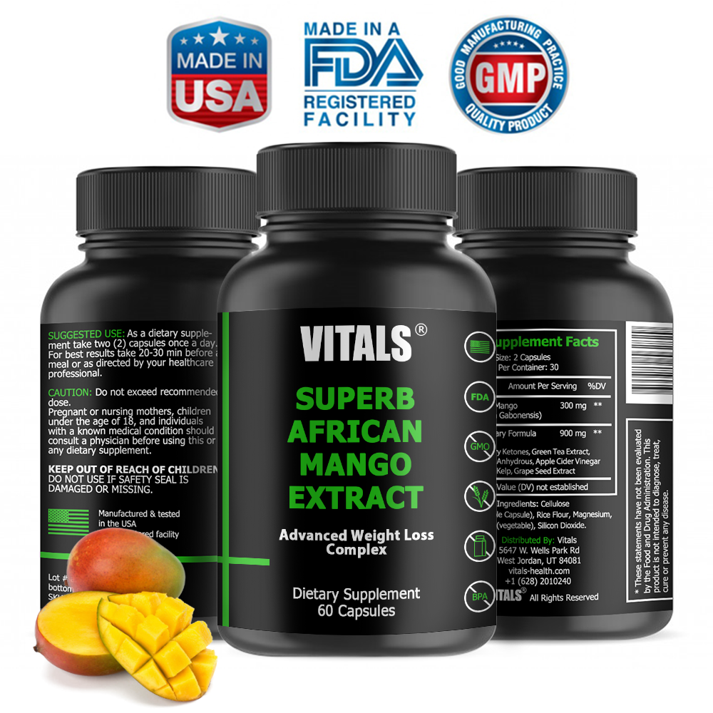 African Mango Seed Extract, Recommended By 200+ USA Experts – Vitals ...