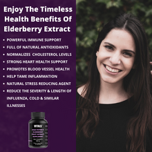 Load image into Gallery viewer, elderberry supplement capsules benefits
