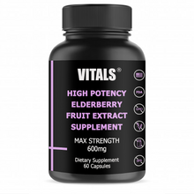 Load image into Gallery viewer, High Potency Elderberry Fruit Extract Supplement
