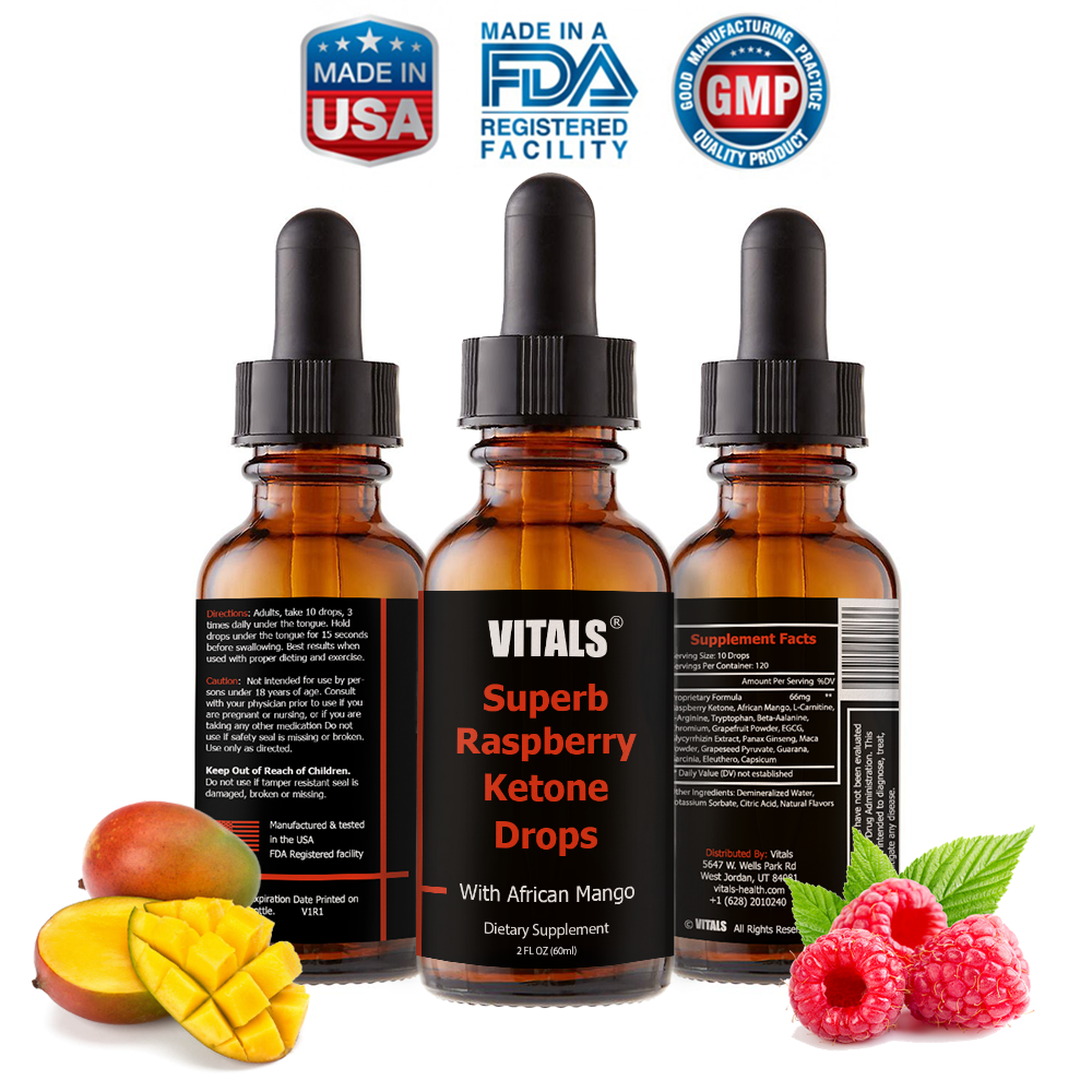 Raspberry Weight Loss Drops For Fast & Visible Results